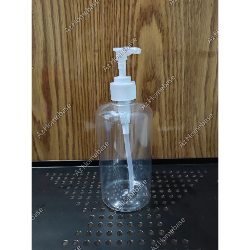 Botol Pump 500ml Natural Pump Putih - Botol Pump 500 ml Natural Pump Putih