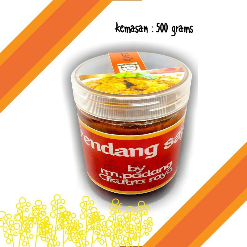 

rendang daging sapi khas rumah makan padang rasa mantap