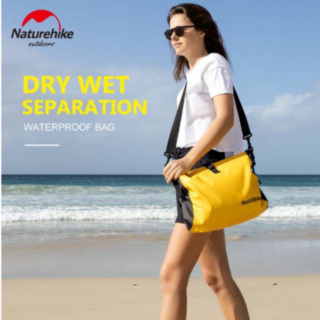 DRY BAG NATUREHIKE NH19SB005 6L 15L TAS SELEMPANG  TRAVELING CAMPING WATERPROOF BAG