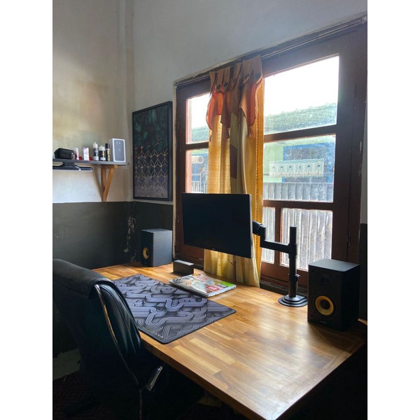 PROMO TERMURAH!!!MEJA KOMPUTER,MEJA KERJA,MEJA GAMING,MEJA LAMINASI,FJL 200cm