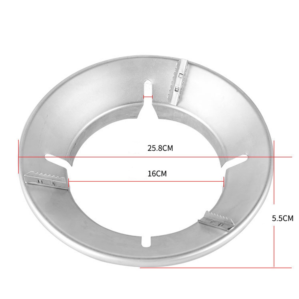 Alas Tatakan Cover Kompor Gas Portable Pelindung Anti Angin Dan Slip Universal