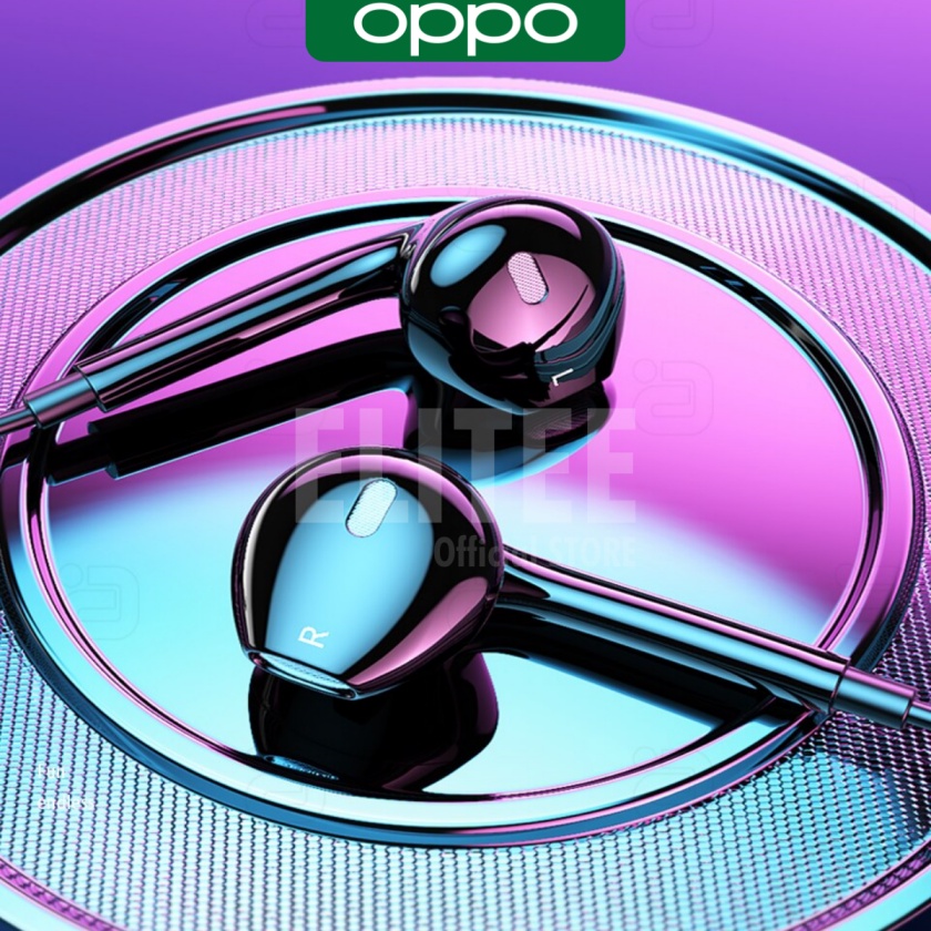 Headset Oppo MH150 3.5MM Original 100% Earphone Stereo Bass