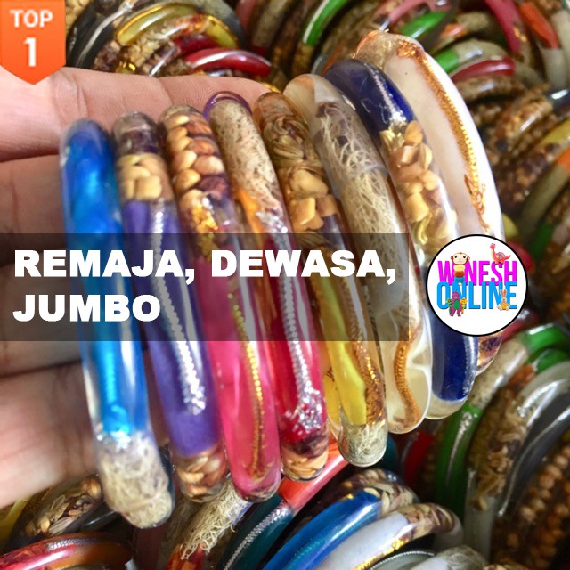 Gelang kariango BENANG EMAS / PIPA BESAR REMAJA, DEWASA, JUMBO / Gelang Sawan Asli