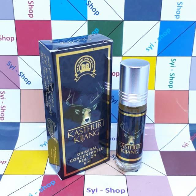 Parfum KASTHURI KIJANG By Bin Ali Roll On Non Alkohol 6ml