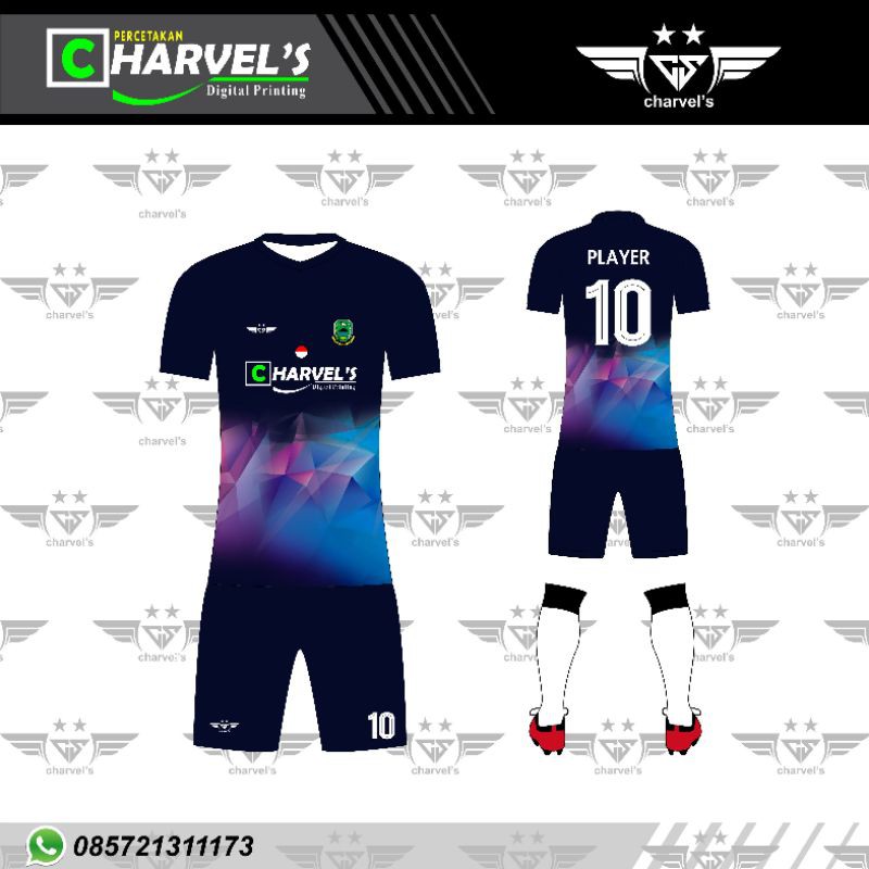JERSEY SEPAK BOLA FUTSAL VOLY DESAIN SENDIRI
