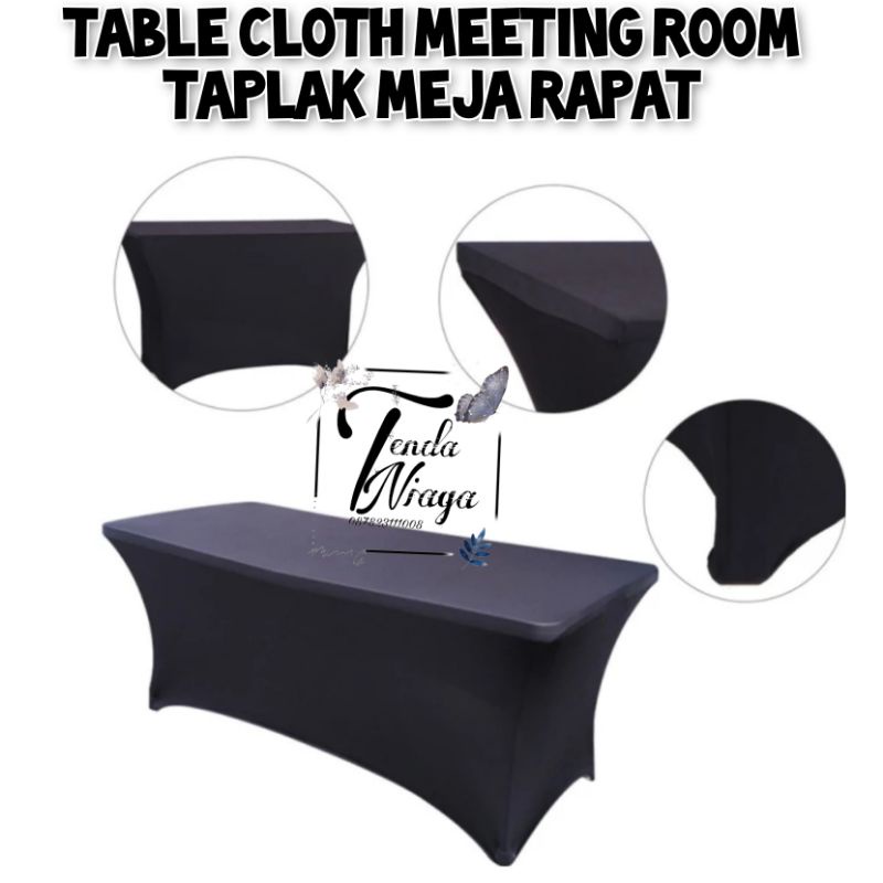 HIGH QUALITY  TABLE CLOTH STREET HOTEL COVER MEJA KETAT COVER MEJA CLOTH MEJA KANTOR MEJA ROOM MEETI