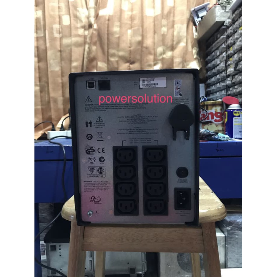 Ups Apc Smc1000i lcd digital display, smart ups apc 1000va