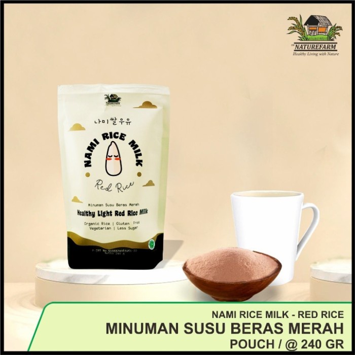 

Minuman Susu Beras Merah / Nami Rice Milk - 240 gram Naturefarm