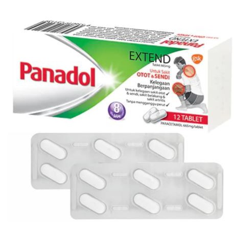 Feb 23 Panadol Extend Malaysia For Muscle Joint Pain Isi 12 Sakit Sendi Otot Shopee Indonesia