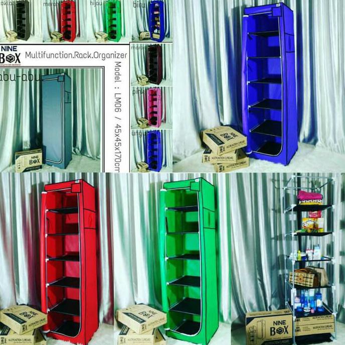 Update - Lemari Tas,Helm dan Rak Tas dan Helm Portable Lm 06