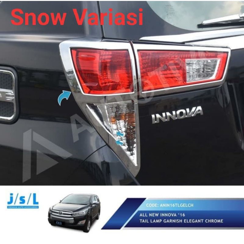All New Innova 2016 paket garnis depan dan belakang chrome JSL