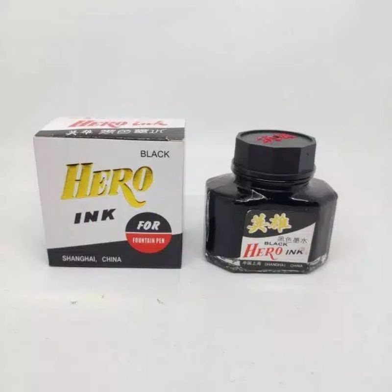 

Tinta Hero / Tinta Pena HERO Ink Black Hitam For Fountain Pen 50ml No. 64