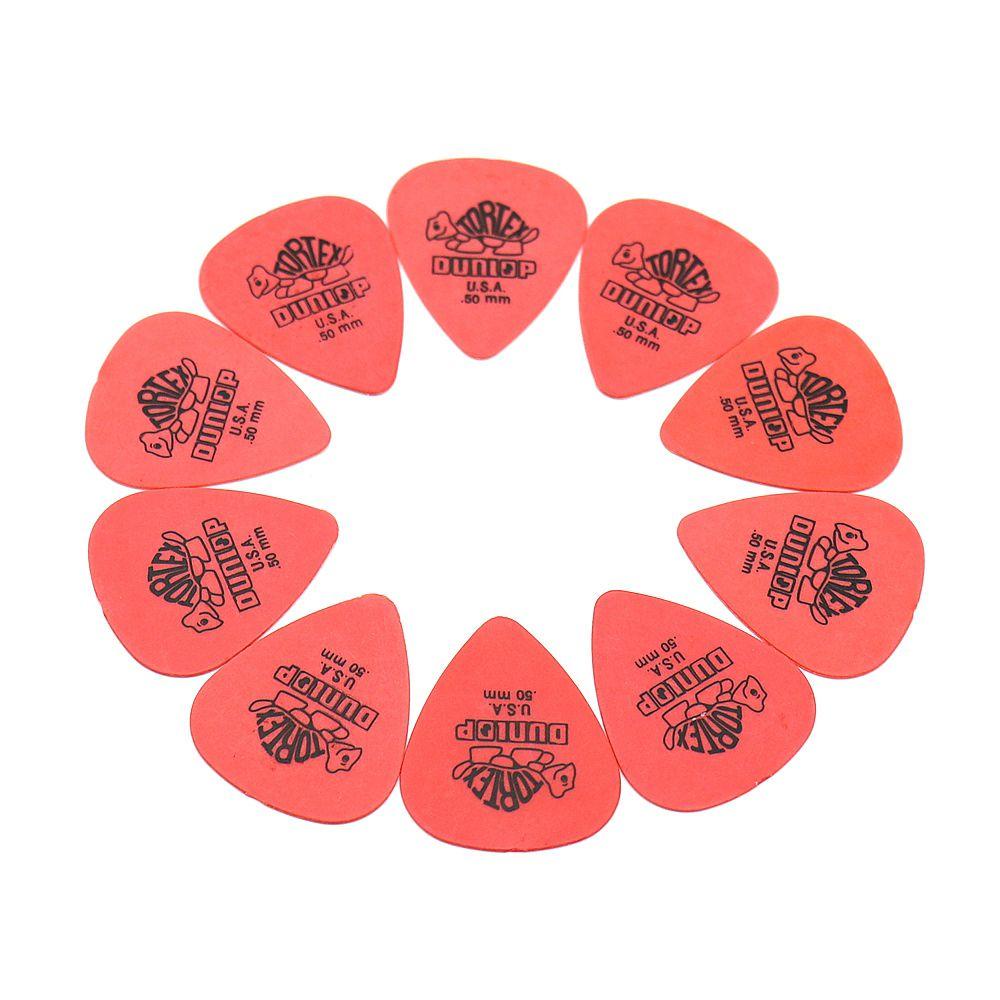 Nickolas1 Dunlop Guitar Picks Gitar Elektrik 10 Pcs Segitiga Mediator Picks Aksesoris Bass Aksesoris Gitar Plectrum