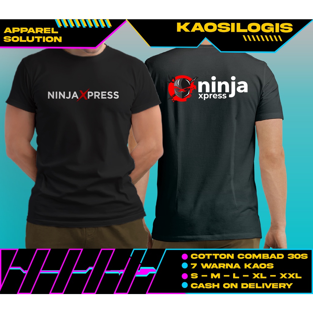 Kaos Ninja Xpress Ninja Baru Indonesia Kurir Pintar - Kaosilogis