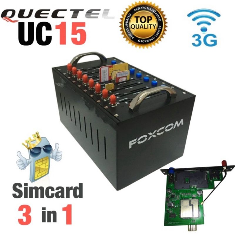 Modem Pool FOXCOM 8 Port USB 3G UC15