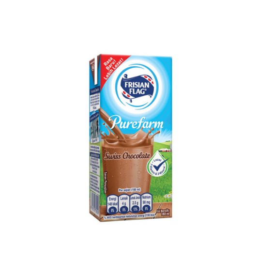 

FRISIAN FLAG PUREFARM SWISS CHOCO 180ML