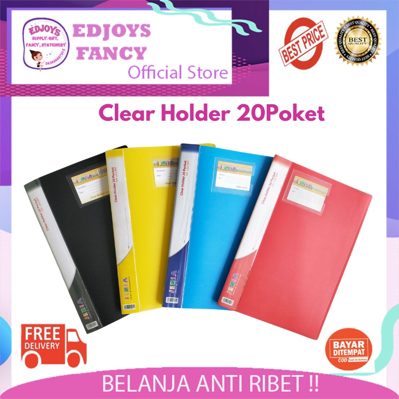 

Document Keeper Clear Holder 20 Pocket Polos Folio Penyimpan Dokumen CHP