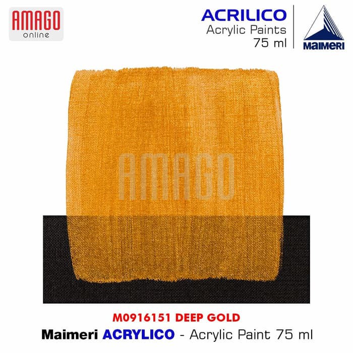 MAIMERI ACRILICO - ACRYLIC PAINT - DEEP GOLD - 75ML - M0916151