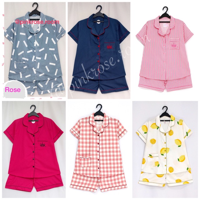 Baju tidur celana pendek bahan katun