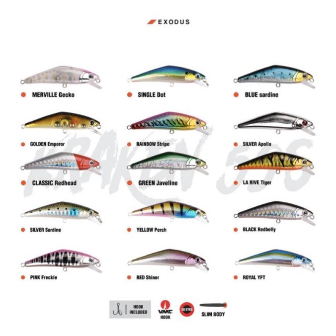 Exodus Kraken lure Ultralight fishing