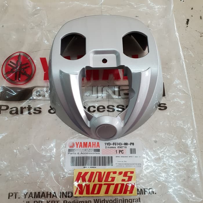 COVER UPPER, STANG, FINO FI, 125 SILVER ASLI YAMAHA