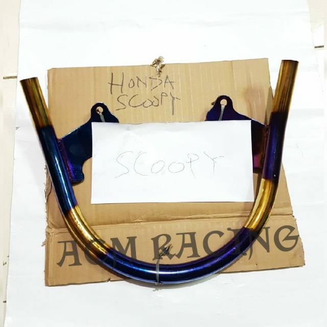 Behel Belakang two tone honda scoopy  bahan full besi