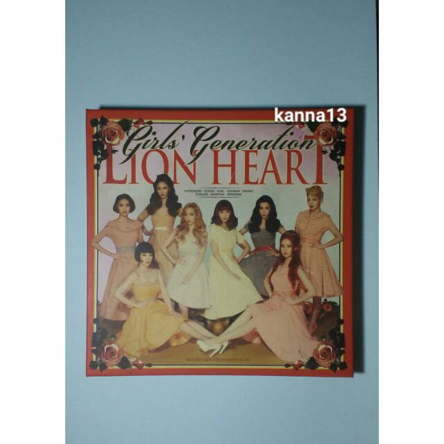 snsd / girls' generation lion heart album