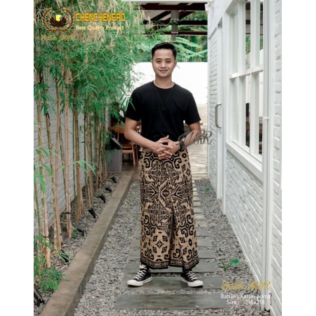 Sarung Batik Pria Terbaru Motif Pintu Aceh Sarung Pria