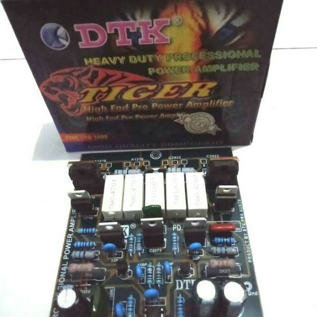 Kit High End Power Amplifier 1400W Mono Tiger DTK PD 1400