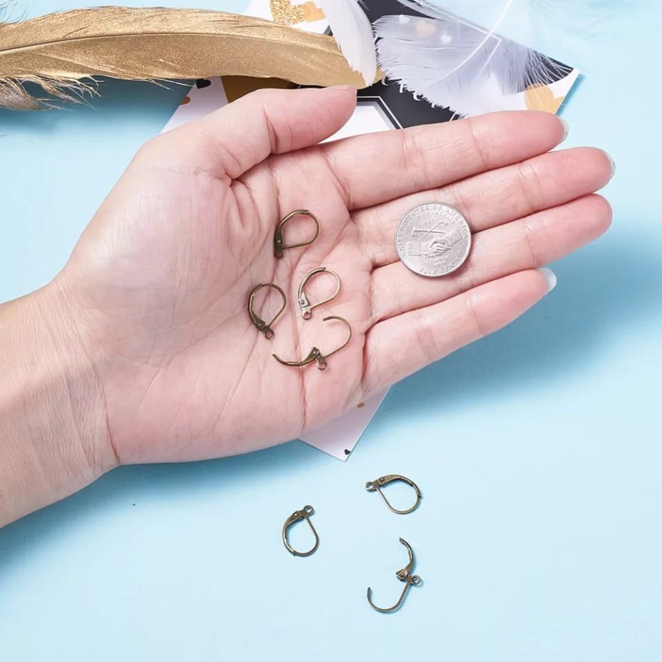 Kait Belakang Anting Untuk Membuat Perhiasan Harga/2-20Pc