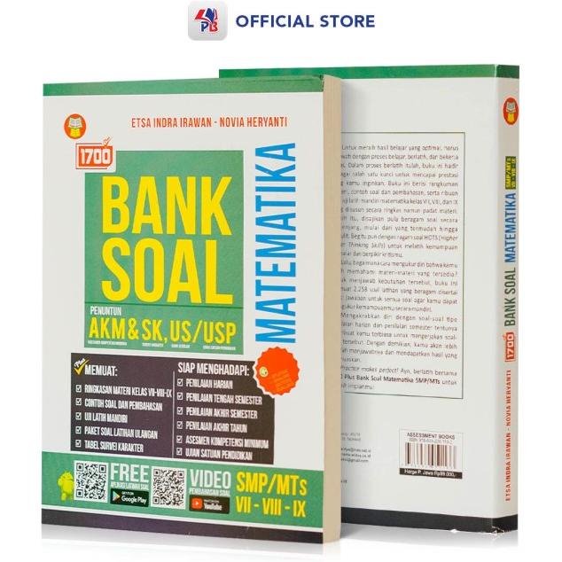 

Langsung Order Buku SMP : Latihan 1700 Plus Bank Soal MATEMATIKA AKM dan SK USP SMP Get Now