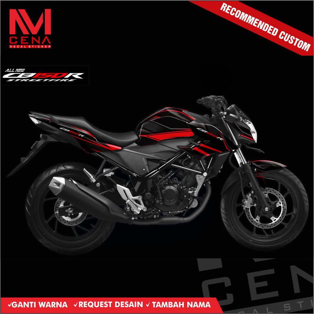 Sticker Decal CB150R v2 full body Sticker CB 150R Striping CB 150R STICKER CB150R full body gfx2