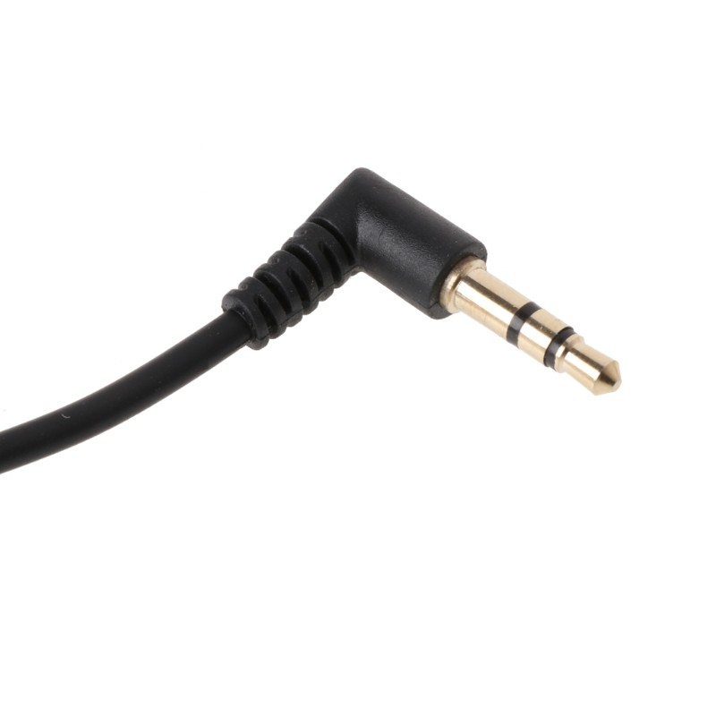 Vivi Kabel Audio Stereo Jack 3.5mm Male Ke Male Siku 90 Derajat Untuk Aux Mobil