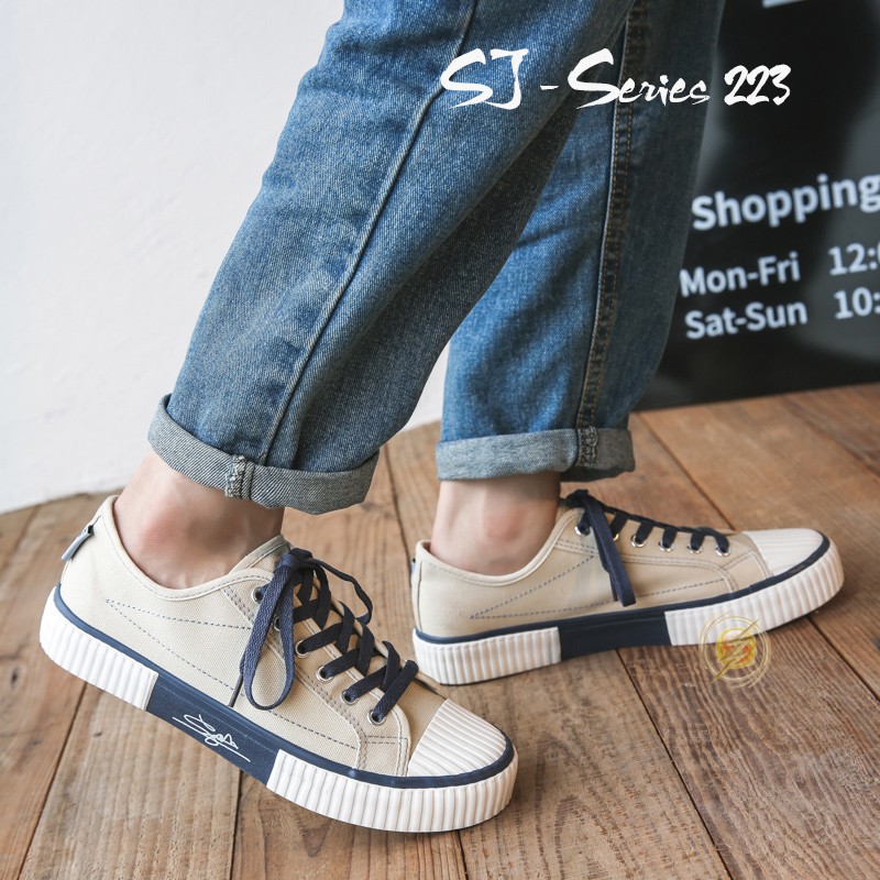 [Jwalk] Sepatu Sneakers Tali Pria Casual wear  Kualitas Import Super Premium - 223- NO BOX