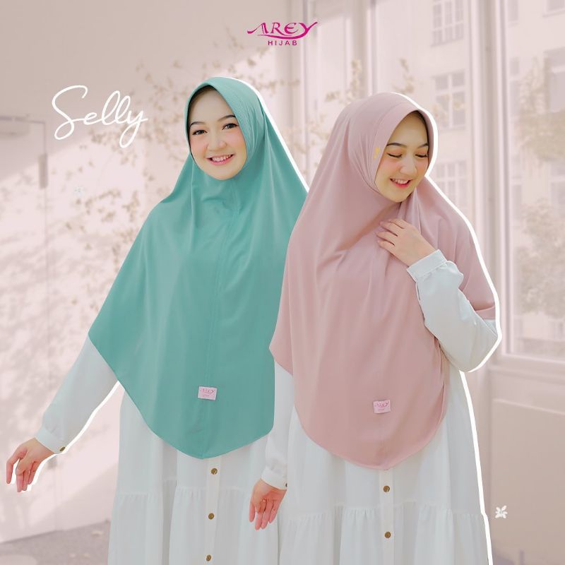 (Original Arey)BERGO PED SELLY••Jilbab Bargo Jumbo Hijab Instan Ped Jumbo