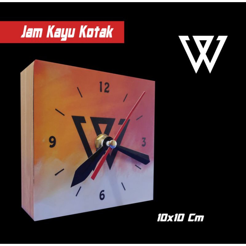 Jam Kotak Kayu Winner