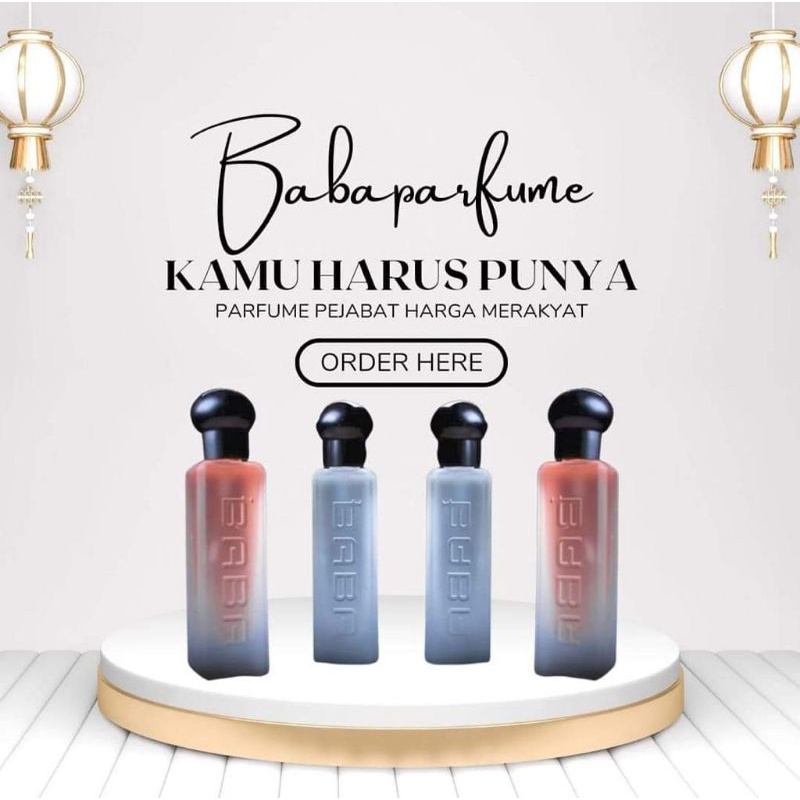 Baba Parfume TOP SELLER (NON ALKOHOL)Bonus gantungan kunci Lucu