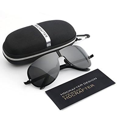 HDCRAFTER Sunglasses Kacamata Hitam Pria HD Polarized Pantai Mobil