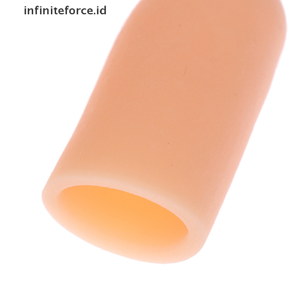 (Infiniteforce.Id) 10pcs / Set Cap Pelindung Jari Bahan Silikon Untuk Pereda Nyeri