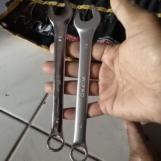 Kunci Ring Pas Set - Wrench Set 11 Pcs Bison 8 - 24 Mm