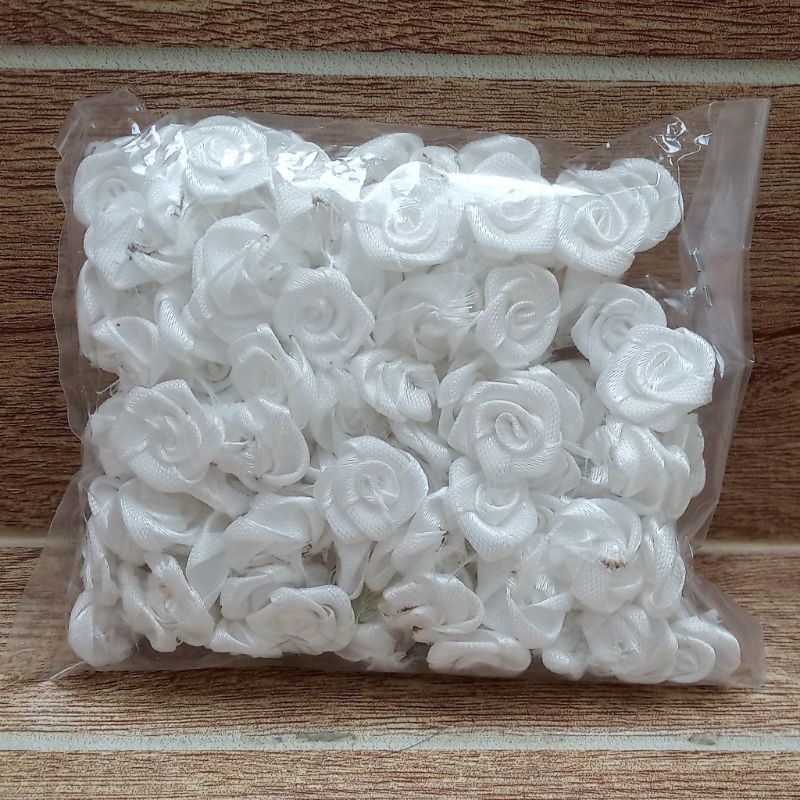 Isi 144 pcs bunga mawar rose 1/2 inch