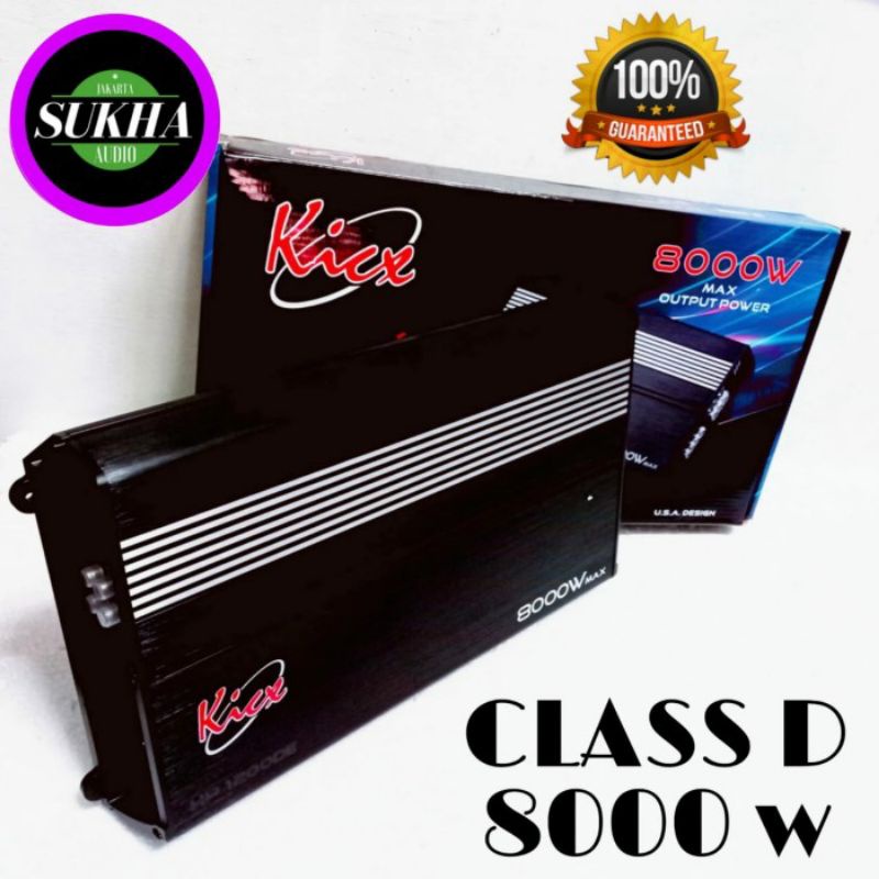 Power Monoblock KICX Kick HP1200DE Class D Power Amplifier Kick