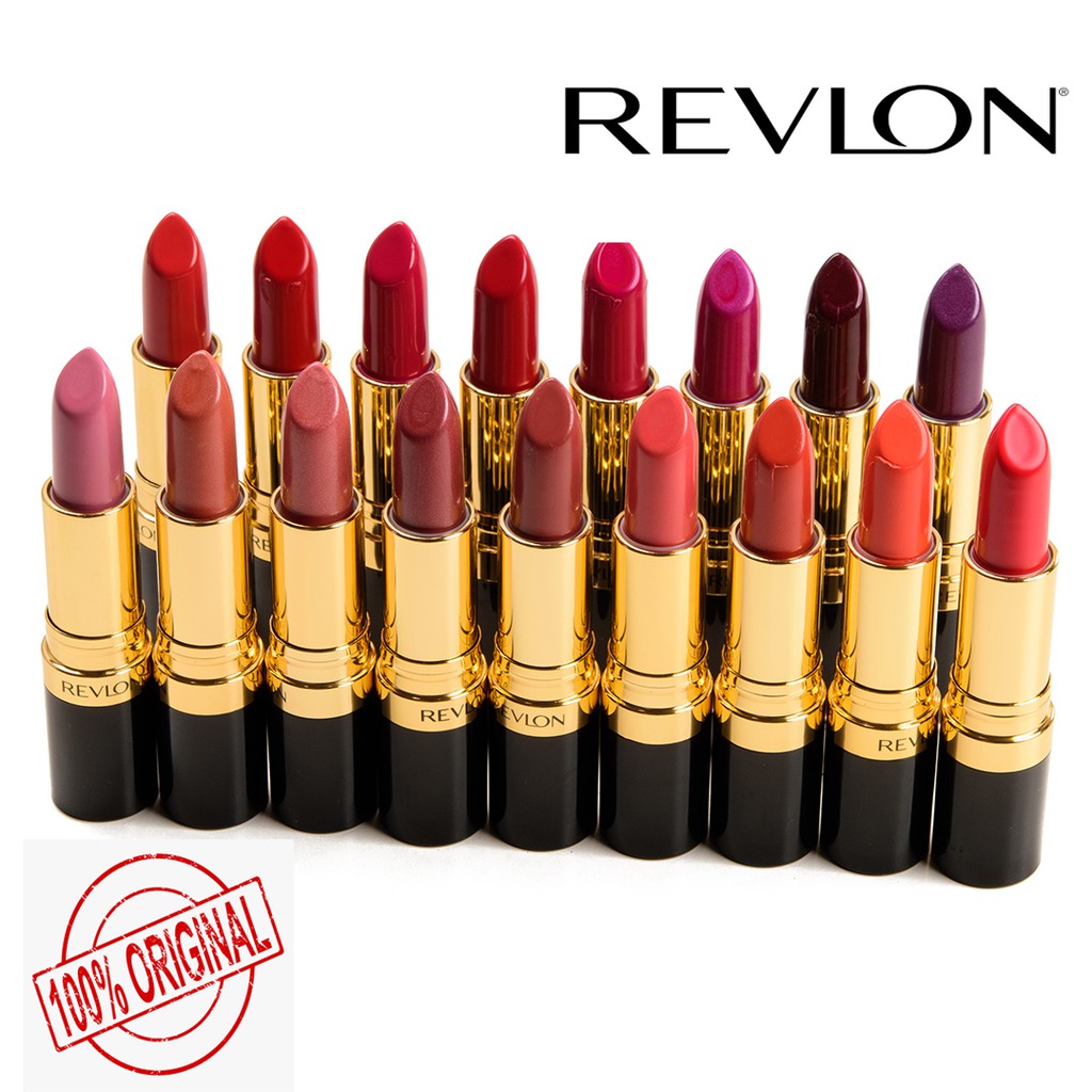 Revlon Superlustrous Lipstick / Lipstik Revlon / Lipstik Kecantikan / Lipstik Original (ALL COLOUR)