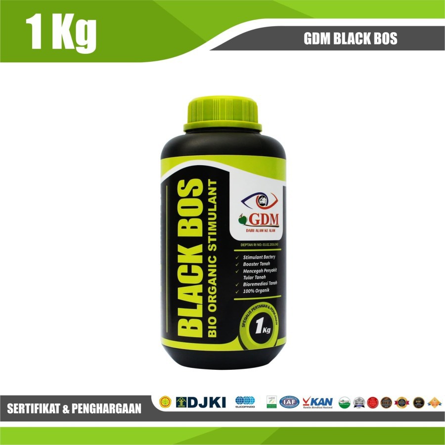 Pupuk Organik Multifungsi GDM Black BOS (Bio Organic Stimulant) 1 Kg