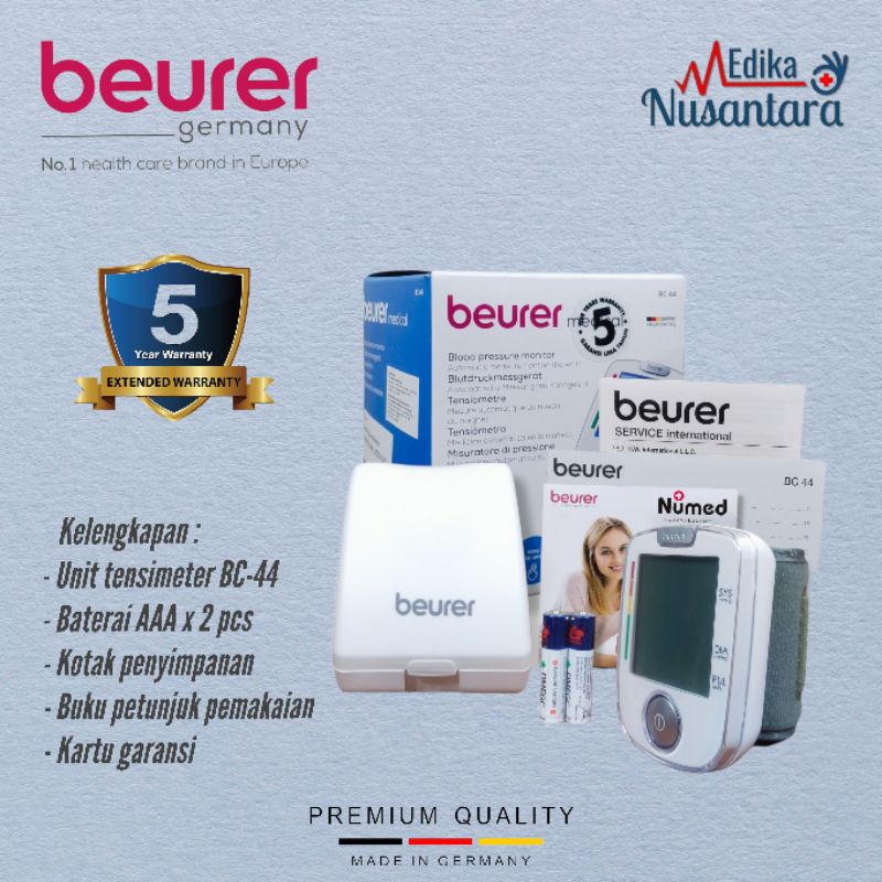 Tensi Digital Beurer BC 44 Tensimeter Original Beurer BC44 Garansi Resmi Beurer 5 Tahun