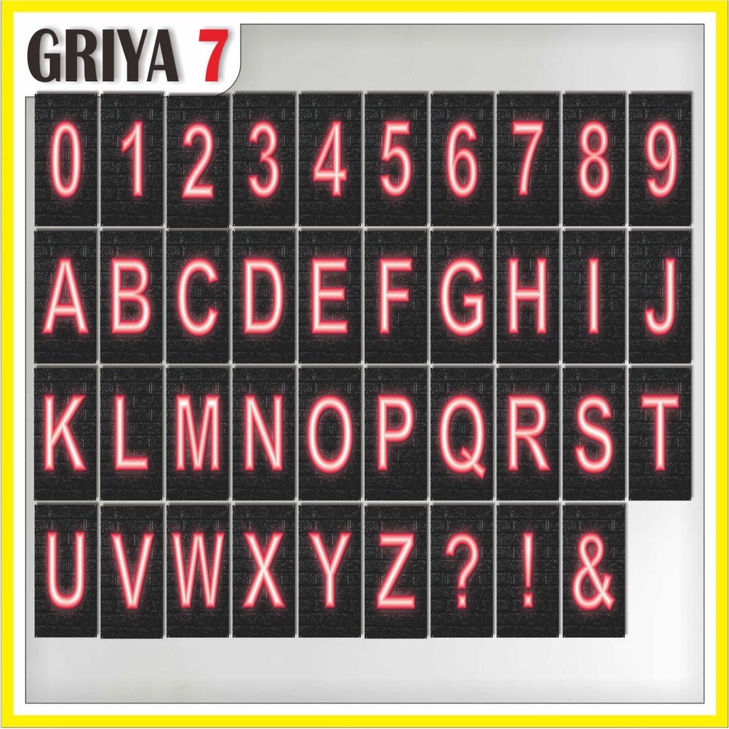 HIASAN DINDING HURUF ABJAD ANGKA DEKORASI DINDING ALPHABET PAJANGAN DINDING ALFABET ALPABET