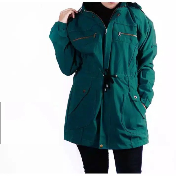 JUMBO - XXL - XXXL - XXXXL JAKET PARKA WANITA JACKET HOODIE OUTDOOR CEWEK CEWEK BIG SIZE