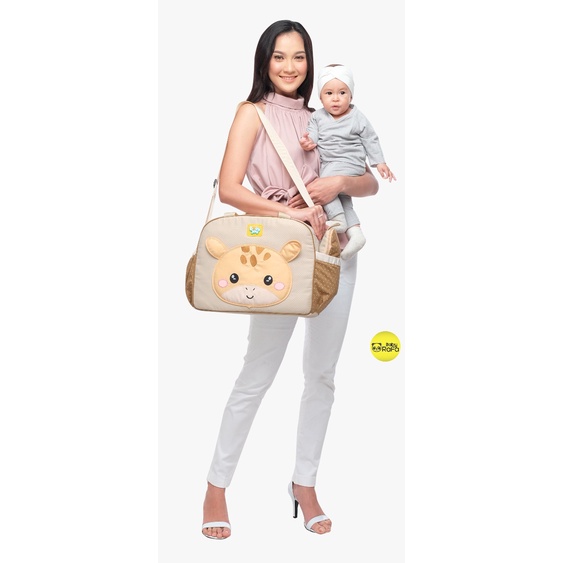 Tas Bayi Besar + Tbs GIRAFFE SERIES BJT1044  merk BABY JOY / Tas Bayi Medium GIRAFFE SERIES BJT1043 dan Tas Bayi Kecil GIRAFFE SERIES BJT1042 merk BABY JOY