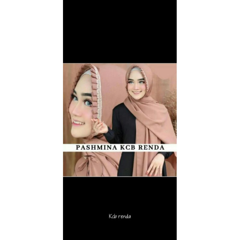 COD pasmina lipit tali dan pasmina lipit renda tali