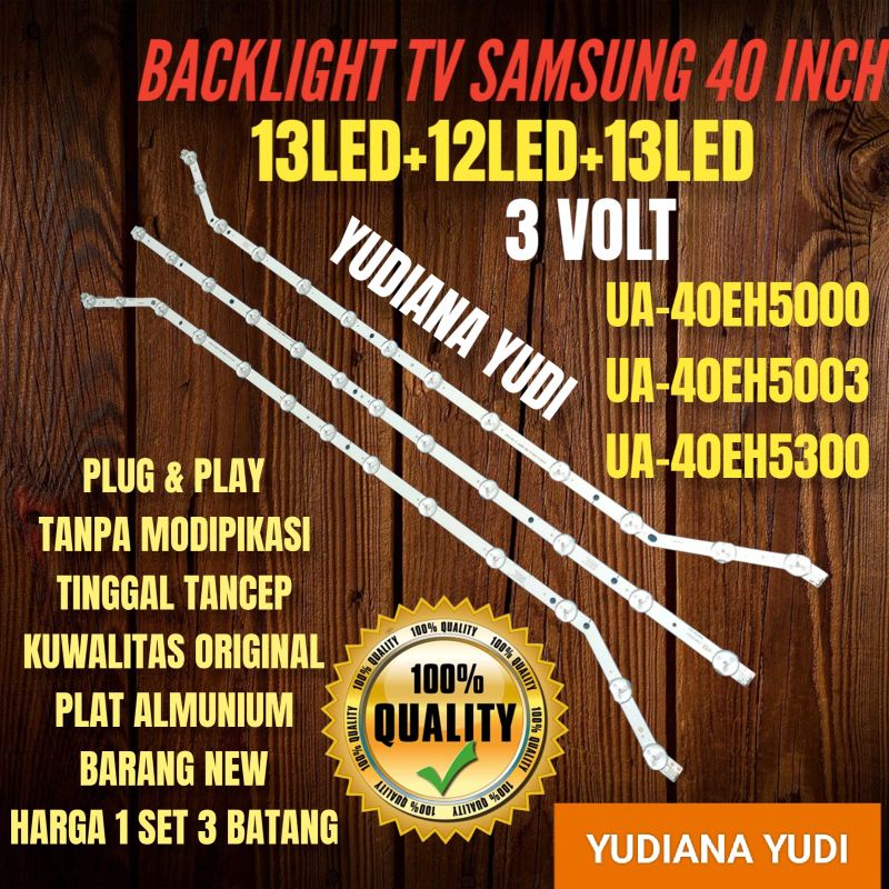 BACKLIGHT TV LED SAMSUNG 40 INCH UA40EH5000 UA40EH5003 UA40EH5300
